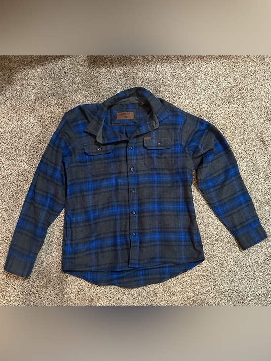 Orvis Other - Orvis Gray and Blue Plaid Flannel Shirt